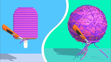 Rubber Cut : All Levels Gameplay Relaxing Game, Android, iOS NEW UPDATE