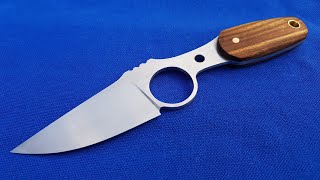 Making a Knife With a Finger Hole by Edward Knives  4,382 views 1 year ago 13 minutes, 5 seconds