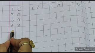 9Kids | Sr KG | Maths | Backward Numbers 70 - 61 | Week 6