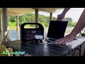 Porodo 150W Forcebase Portable Power Station | Compact Backup Power with AC, USB-C & LED Light