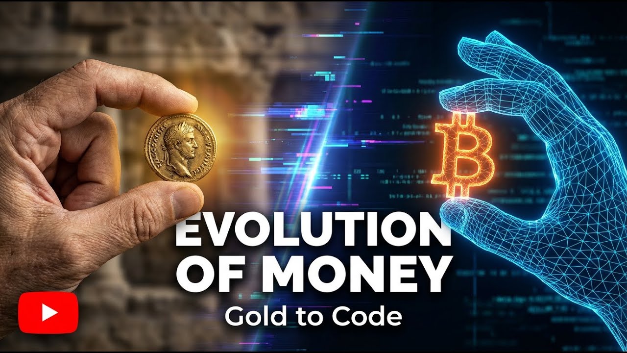 Discover the journey of how money transformed from metal coins to invisible lines of code.