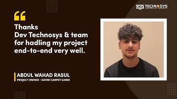 Client Testimonial | Satar Carpet GmbH | Germany | Abdul Wahad Rasul | Dev Technosys