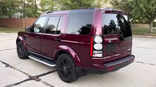 2015 LAND ROVER LR4 HSE LUXURY SUPERCHARGED V6 WITH THE BLACK DESIGN PACKAGE WALK AROIND VIDEO