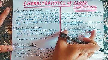 Characteristics of Cloud Computing || Cloud Computing Lectures in Hindi