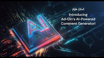 Introducing Ad-Din’s AI-Powered Comment Generator!