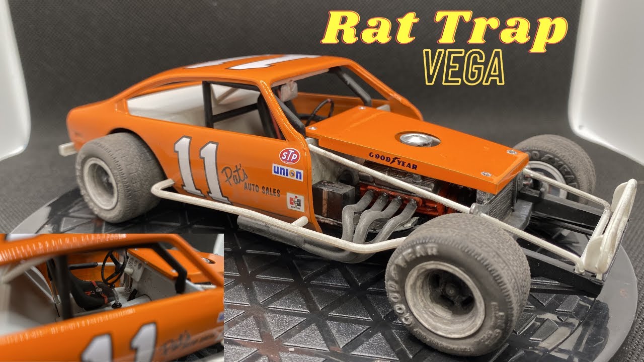 CHEVROLET VEGA RAT TRAP DIRT RACER MPC 1:25 SCALE PLASTIC MODEL CAR KIT 