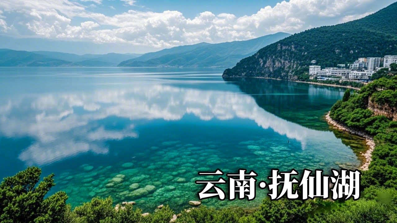 云南这个美如仙女的湖泊～抚仙湖，湖水清澈见底，山峦苍翠欲滴，仿佛置身于一个远离尘嚣的世外桃源【行走世界的北京老刘】 - YouTube