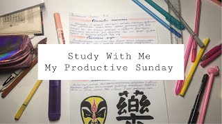 Study With Me №2 | My Productive Sunday | Learn Languages | Мой продуктивный день|Учись Со Мной