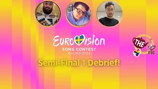 Semi-Final 1 Debrief | The Tea on Eurovision 2024 | The CUP ESC 🍵
