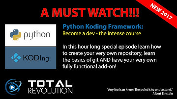 Become A Kodi Add-on Developer - 1hr Intensive Course!