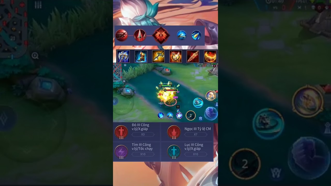 Trang bị + bảng ngọc và phù hiệu vị tướng Yan bạn nên dùng