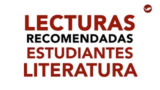 Lecturas recomendadas para estudiantes de Lengua y Literatura. ESO, Bachiller.