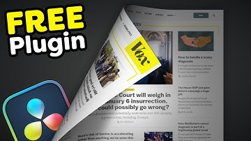 FREE Paper Roll Plugin V3 for Davinci Resolve