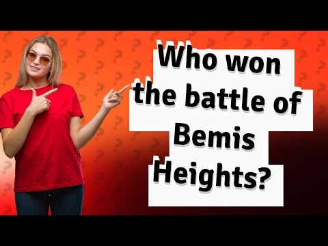 Vídeo: Quem venceu a batalha de bemis heights?