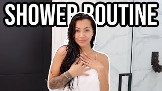 SHOWER ROUTINE: FEMININE HYGIENE, SKINCARE + MORE || 2021