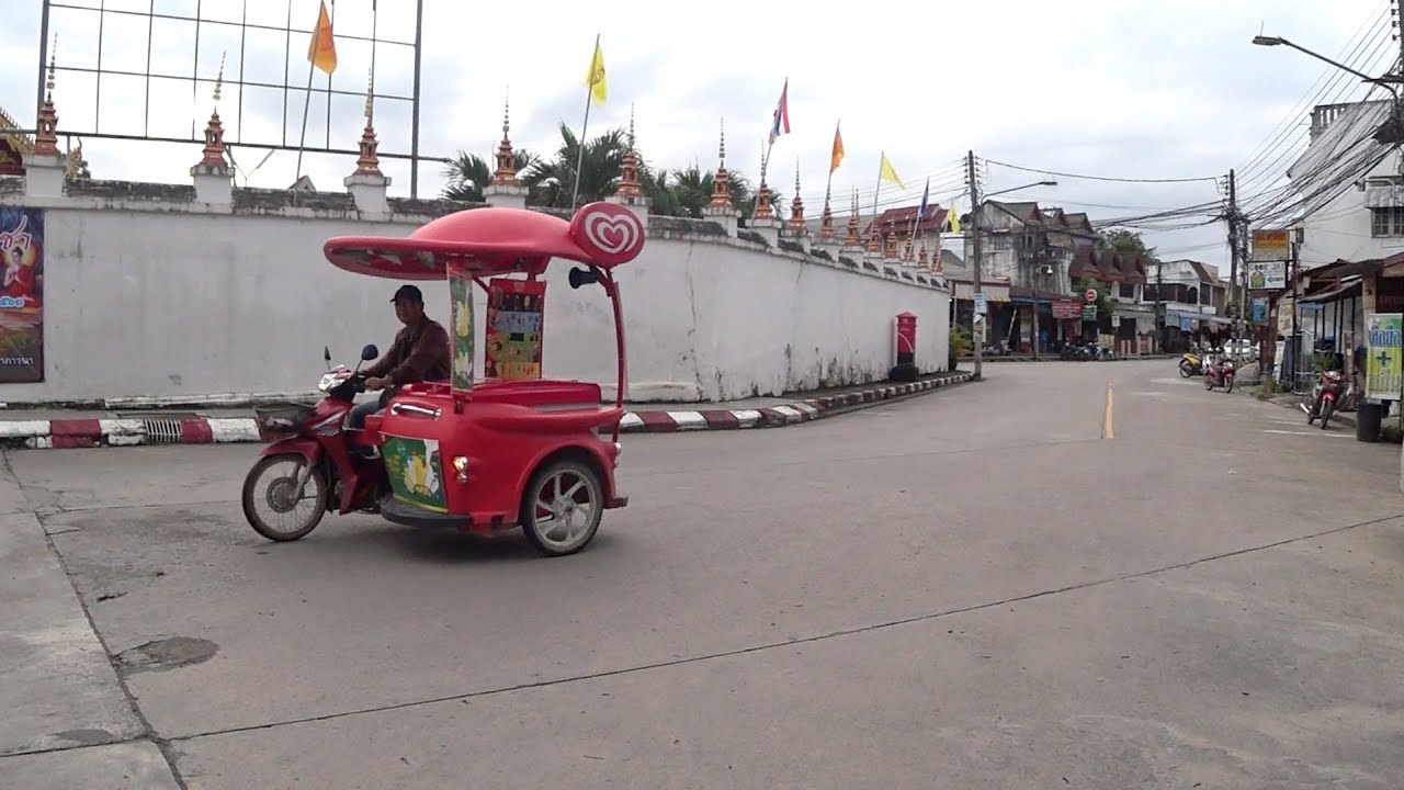 Thailand Ice Cream Tricycle タイのアイスクリーム移動販売車 Youtube