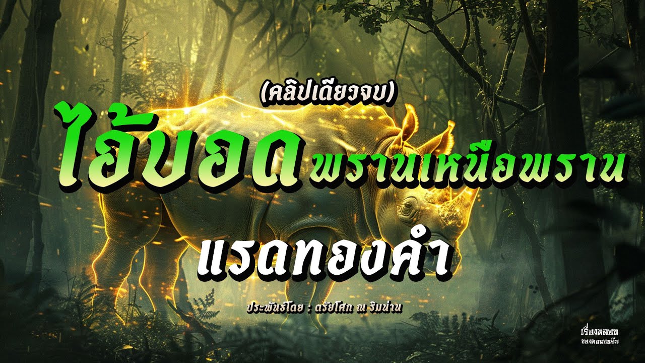 ไอ้บอด พรานเหนือพราน แรดทองคำ (คลิปเดียวจบ)