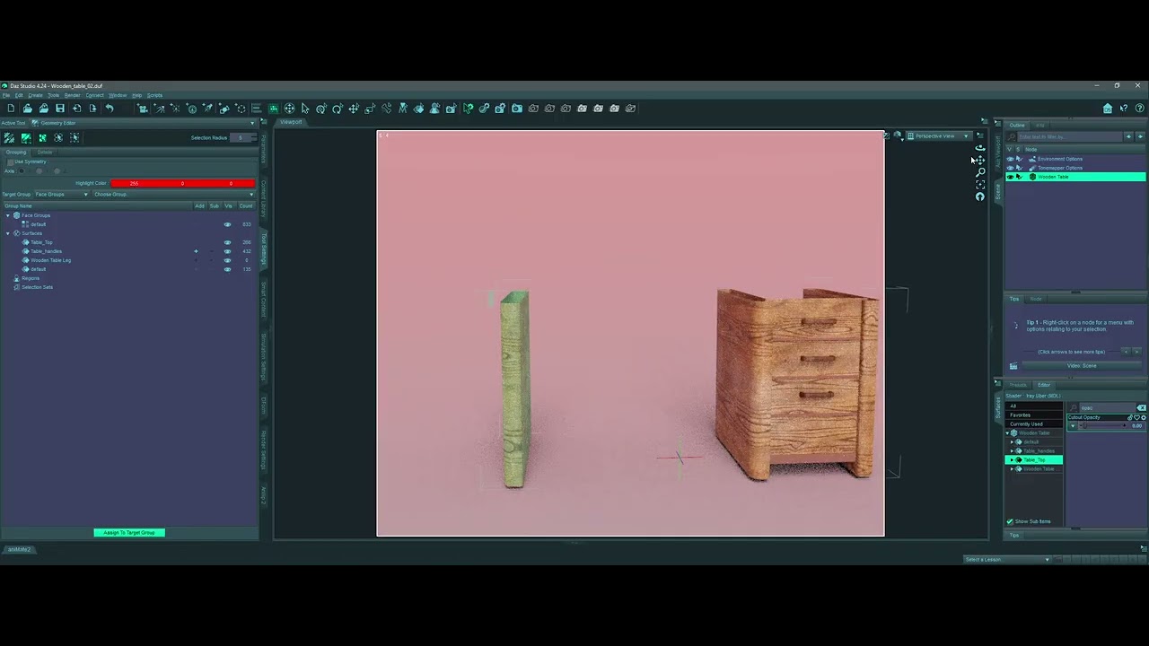 Daz 3D - Geometry Editor - Creating surfaces - All credits to Jay ...