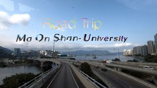 Road Trip Bus KMB 87k Ma on Shan to University Bus Station