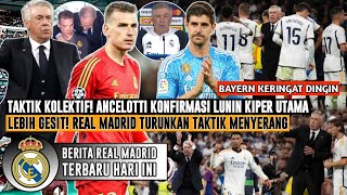 KEPUTUSAN ANCELOTTI❗Kembali Mainkan Kiper Courtois😁 Taktik Real Madrid Lawan Bayern⚪️ Berita Madrid