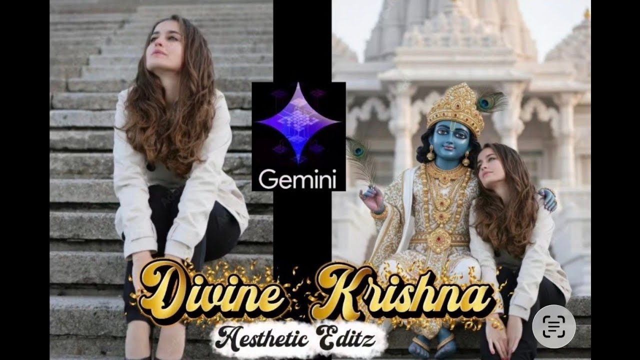 Instagram Trending Divine Krishna Aesthetic Photo Editing | Gemini Photo Editing | Full Breakdown