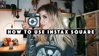 Skygge respons Ægte How to use Fujifilm Instax Square SQ6 (+ example photos) - YouTube