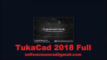 Tukacad 2018 With Smart Marker working All windows