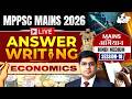 MPPSC Mains 2026 | Economics Answer Writing Practice Session 18 For MPPSC | By Rajat Sir | STUDYIQ