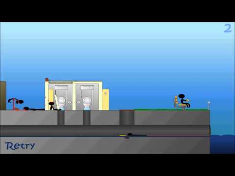 Muter World Stickman Edition Level 2 - Walkthrough