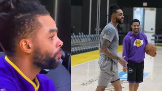 D'Angelo Russell speaks on viral video of him crying on Lakers bench 😬