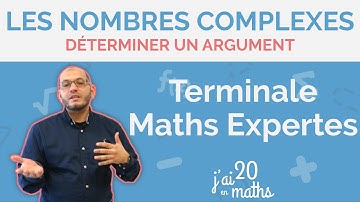 Déterminer un argument - Les nombres complexes: point de vue géométrique - Maths Expertes