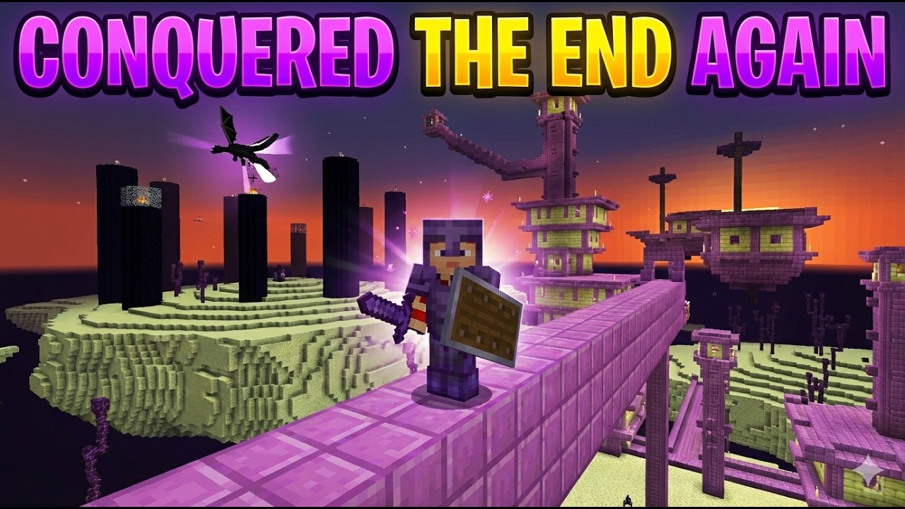 We Conquered The End again l Minecraft l GS Gamer - YouTube