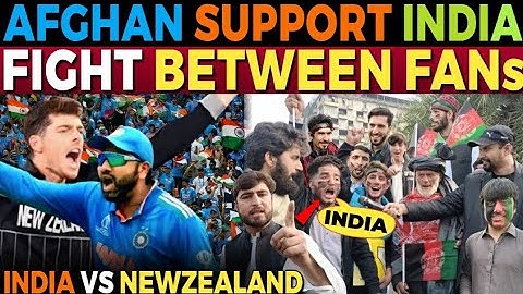 Afghan Support INDIA Fight Between Fans | IND Vs NZ | Afghan Reaction About India on 2 March CT2025