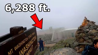 Hiking Mount Washington GoPro Timelapse (Tuckerman Ravine Trail)