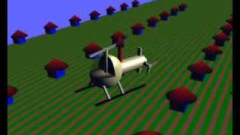 A labdákat lövő helikopter