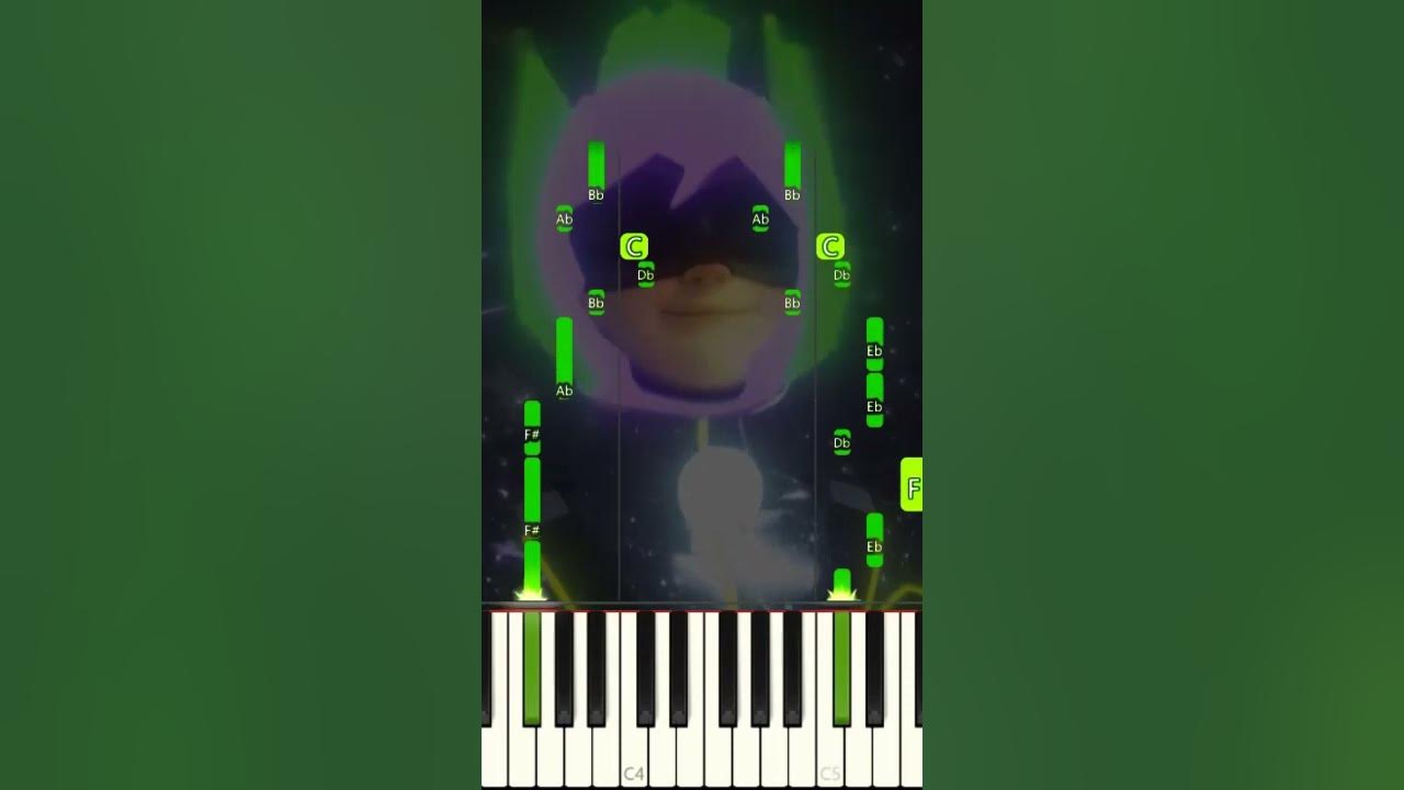 ASTROCAT TRANSFORMATION SONG - EASY Piano Tutorial  #shorts