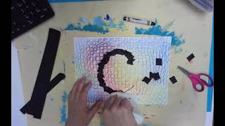 Adding Torn Paper Texture to Initials