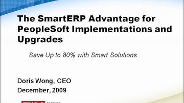 SmartAdvantage for PeopleSoft from Smart ERP Solutions-HD