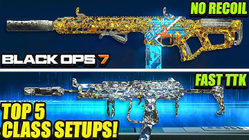 BLACK OPS 7: NEW TOP 5 FASTEST TTK META LOADOUTS After UPDATE! (BO7 Best Class Setups) BO7 Best Guns