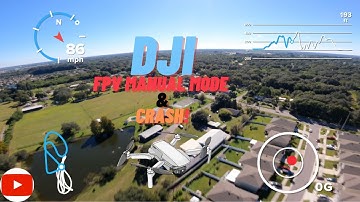 DJI FPV With GoPro Hero 9 in Manual Mode & Crash 💥