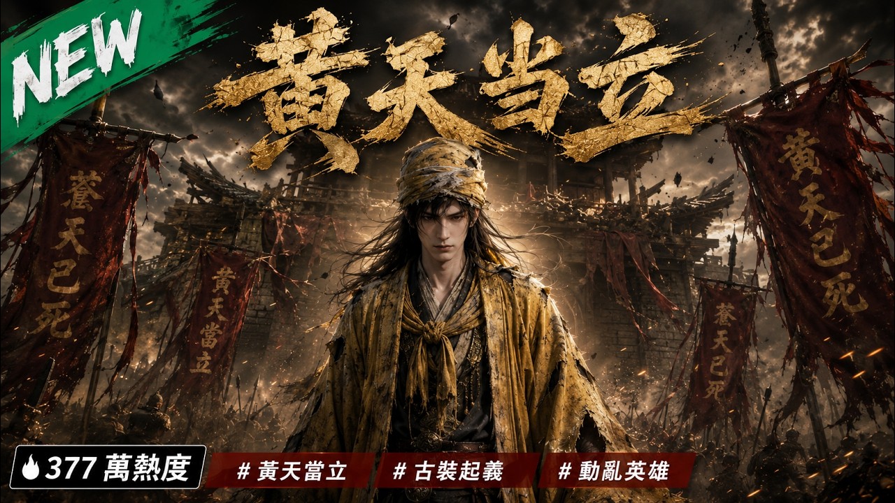 📢新番上線《黃天當立》第1~151集丨穿越三國只有無限白粥？救災遭官府追殺，逃入黃天谷發現瘴氣與神秘古巫！ #穿越 三國 #無限流#最新漫劇#黃天當立#漫劇推薦#穿越逆襲#熱波動漫社