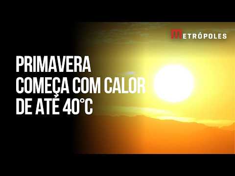 Clima: 1ª onda de calor da primavera provoca temperaturas superiores a 40ºC