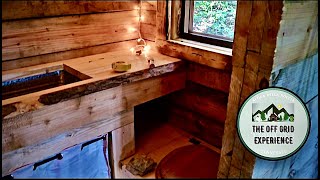 Building a SIMPLE Off Grid Bathroom | Ep 2 | Live Edge Counter, Sink, Bucket Toilet, a Flying Fox? by The Off Grid Experience 70,632 views 8 months ago 20 minutes