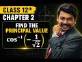 cos⁻¹(-1/√2) Principal Value Trick 🔥 Class 12th Maths