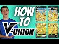 How to use vunion  fastest guide pokemon trading card game tutorial