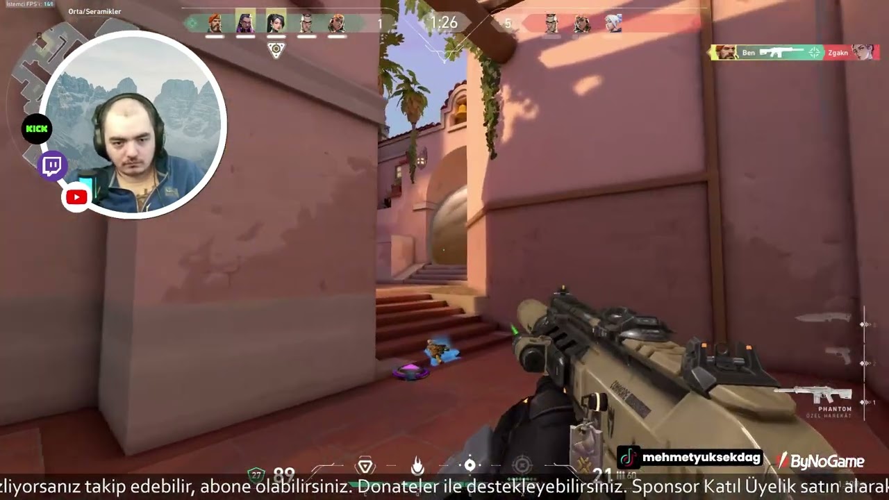 Brimstone ve Recon Phantom ile Double Kill! VALORANT Dereceli