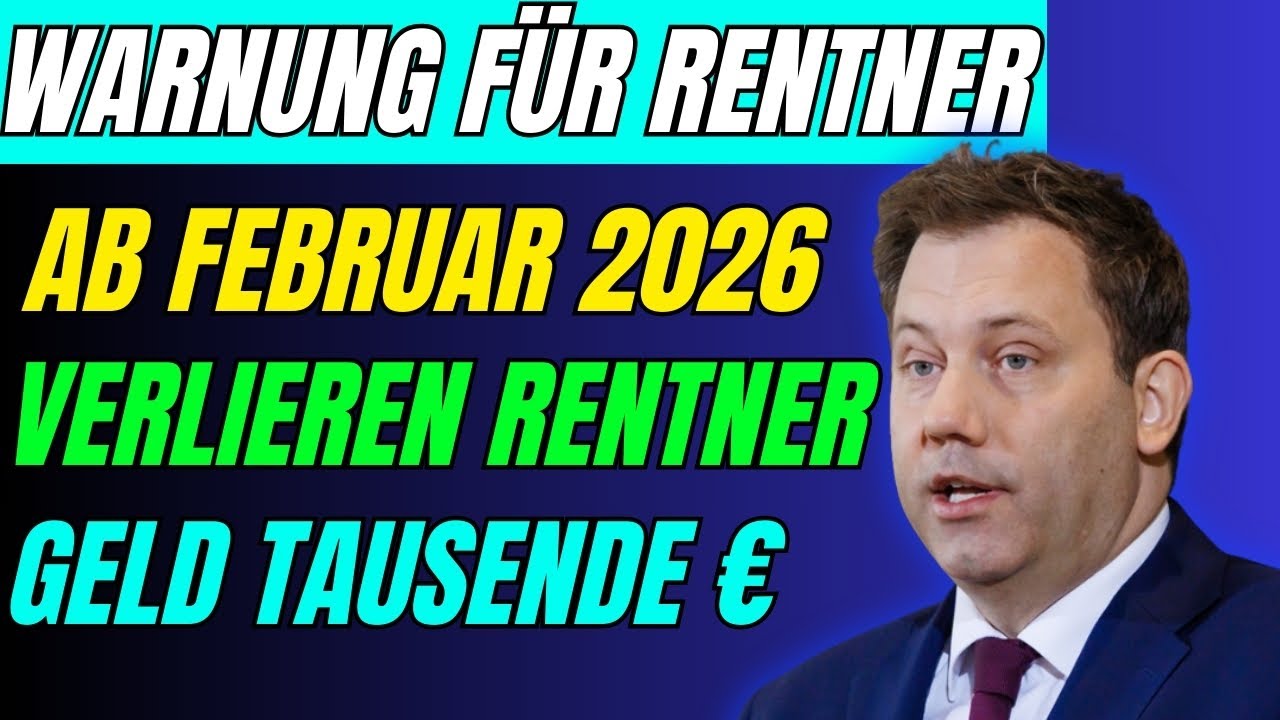 Rentenänderungen ab Februar 2026 – Das müssen Rentner jetzt wissen!