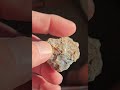 blue quartz from local landscaping rock.