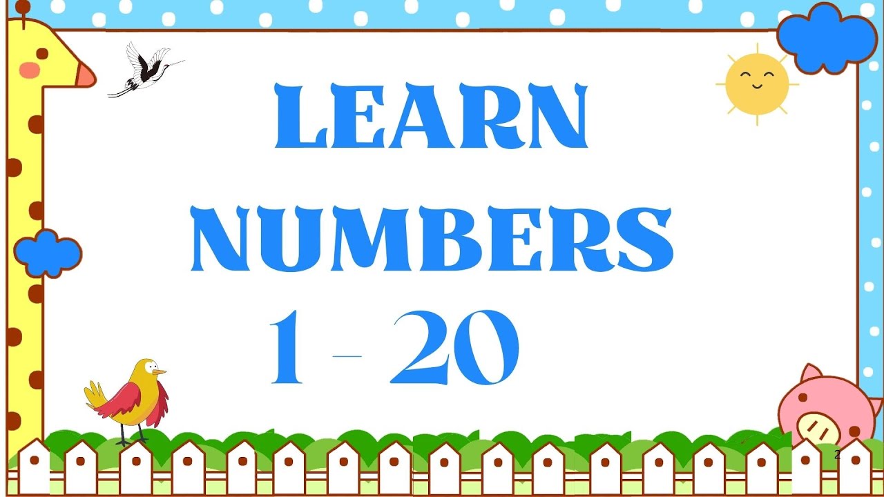 Learn Numbers 1-20 For Kids/ Learn Numbers For Kids/ Easy Learning-Raising Buds.