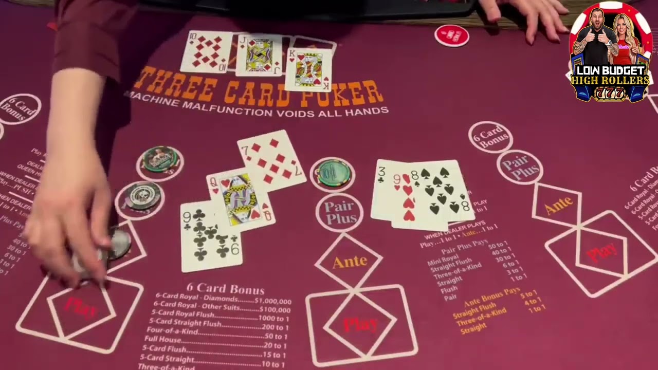 CRAZY RUN ON 3 CARD POKER! 